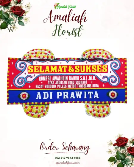 Papan Bunga Ucapan Selamat Cikembang